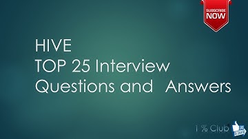 Hive Interview Questions