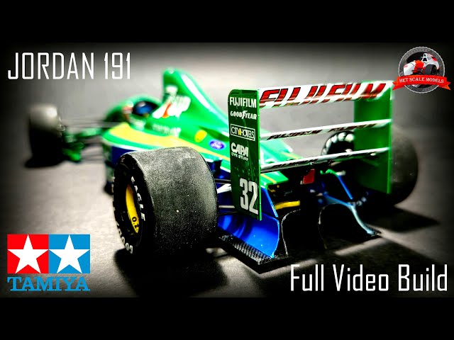 Building the iconic Jordan 191 F1 Tamiya 1/20 | Full Video
