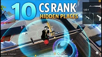 TOP 10 HIDDEN PLACES FOR CS RANK IN BERMUDA MAP | CS RANK AFTER NEW SEASON | CS RANK TIPS AND TRICKS