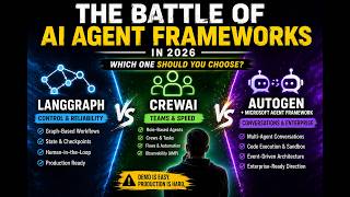 The Battle of AI Agent Frameworks in 2026: LangGraph vs CrewAI vs AutoGen