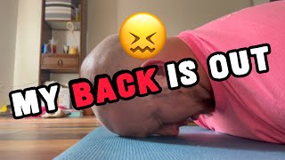 My back is out | Funny Story time