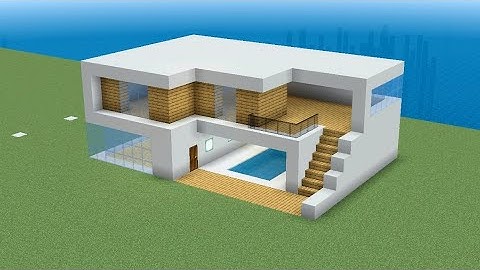 Minecraft: How to build a modern house Tutorial #3