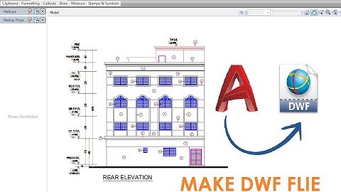 Make DWF file by using autocad explained in Hindi