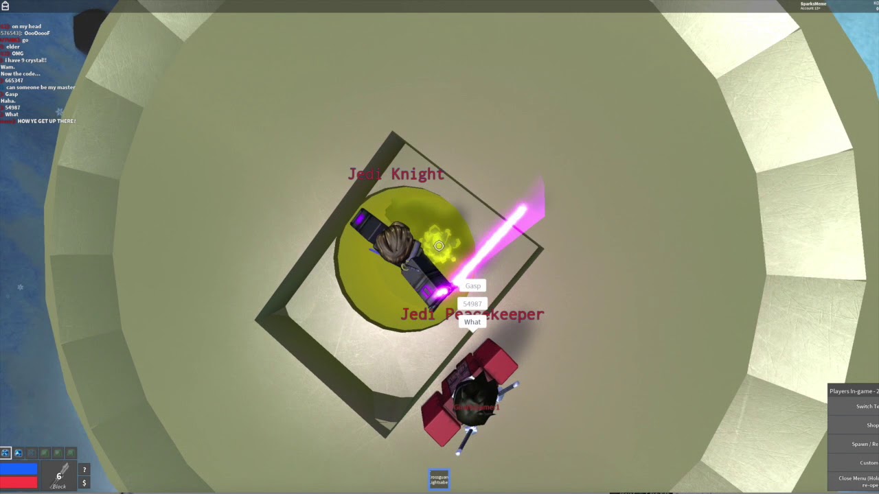 The Jedi Order All Dark Crystal Location Youtube - red jedi robes roblox