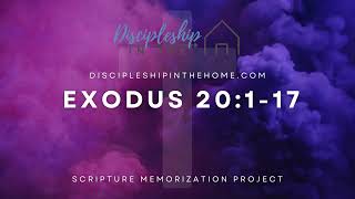 Exodus 20 - ESV Scripture Memorization for your family  - Memorize the 10 commandments