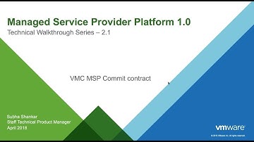 VMC MSP Commit Contract