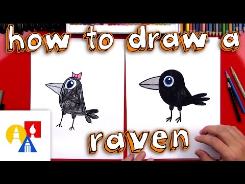 Video: How To Draw A Crow