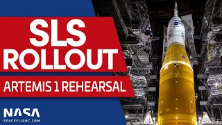 SLS Rollout, NASA's Most Powerful Rocket Ever