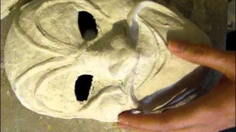 How to Make a Mask (Plaster Cloth Method) Part 3 and 1/2