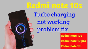 Redmi note 10s turbo charging not Working problem fix || All Redmi Mobile turbo charging not support