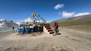 Biking to Altai Tavan Bogd Mountain