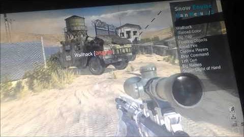 mod menu snow engine mw3 1.24