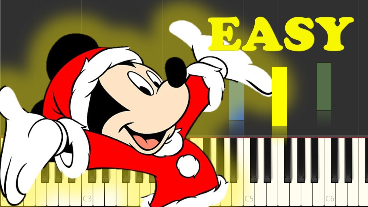 Mickey & Minnie What Makes Christmas Christmas Piano Tutorial
