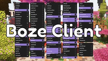 Boze Client! (Best 1.20.1 Free Hacked Client)