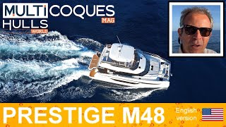 PRESTIGE M48 Powercat - Boat Review Teaser - Multihulls World