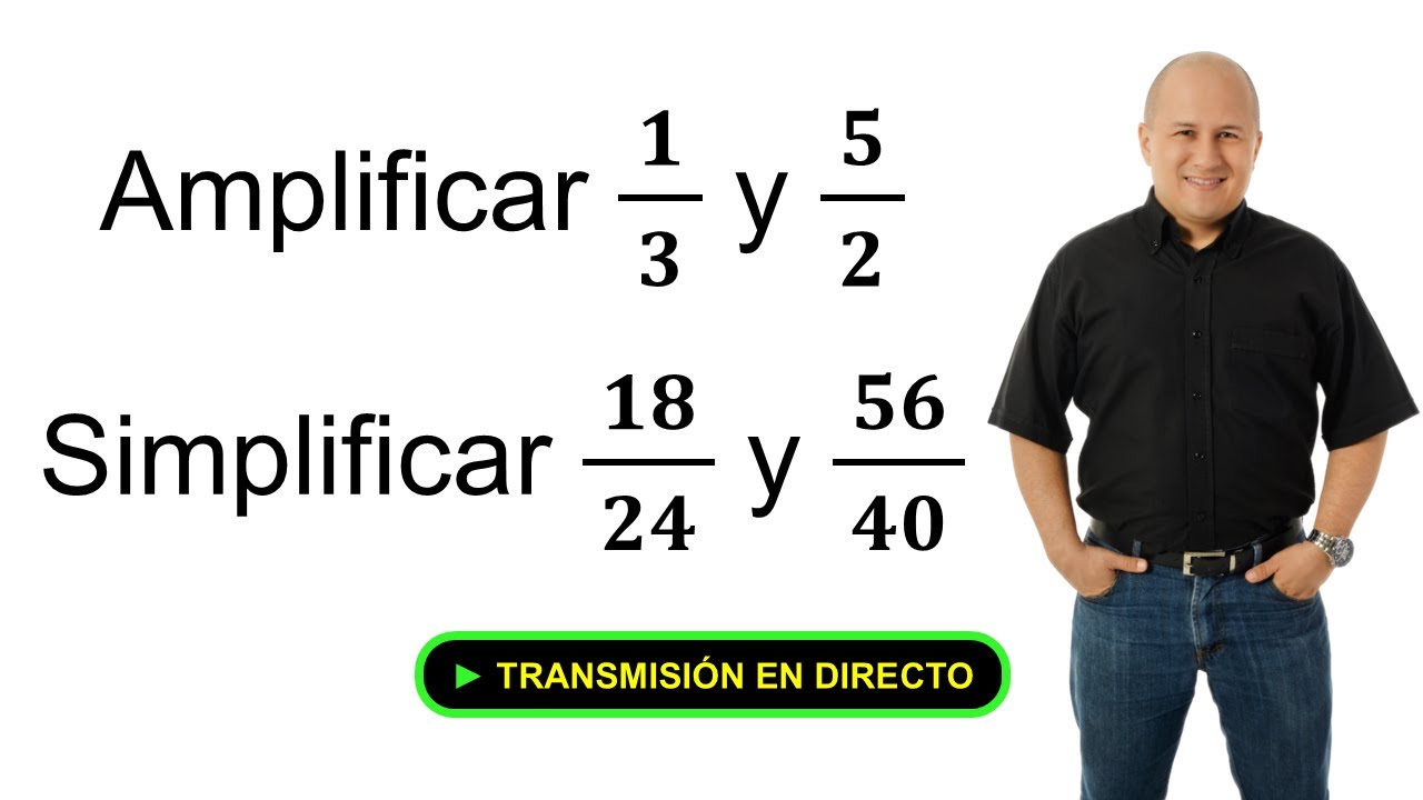 En vivo 🔴 Amplificación y simplificación de fracciones #julioprofe