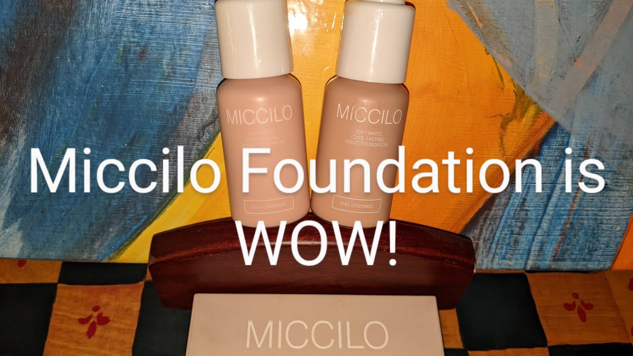 Tutorial/Miccilo Foundation Review. WOW! 