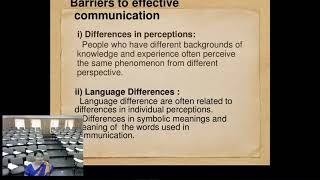 Communication Part4: Barriers to communication and advantages and effective communication