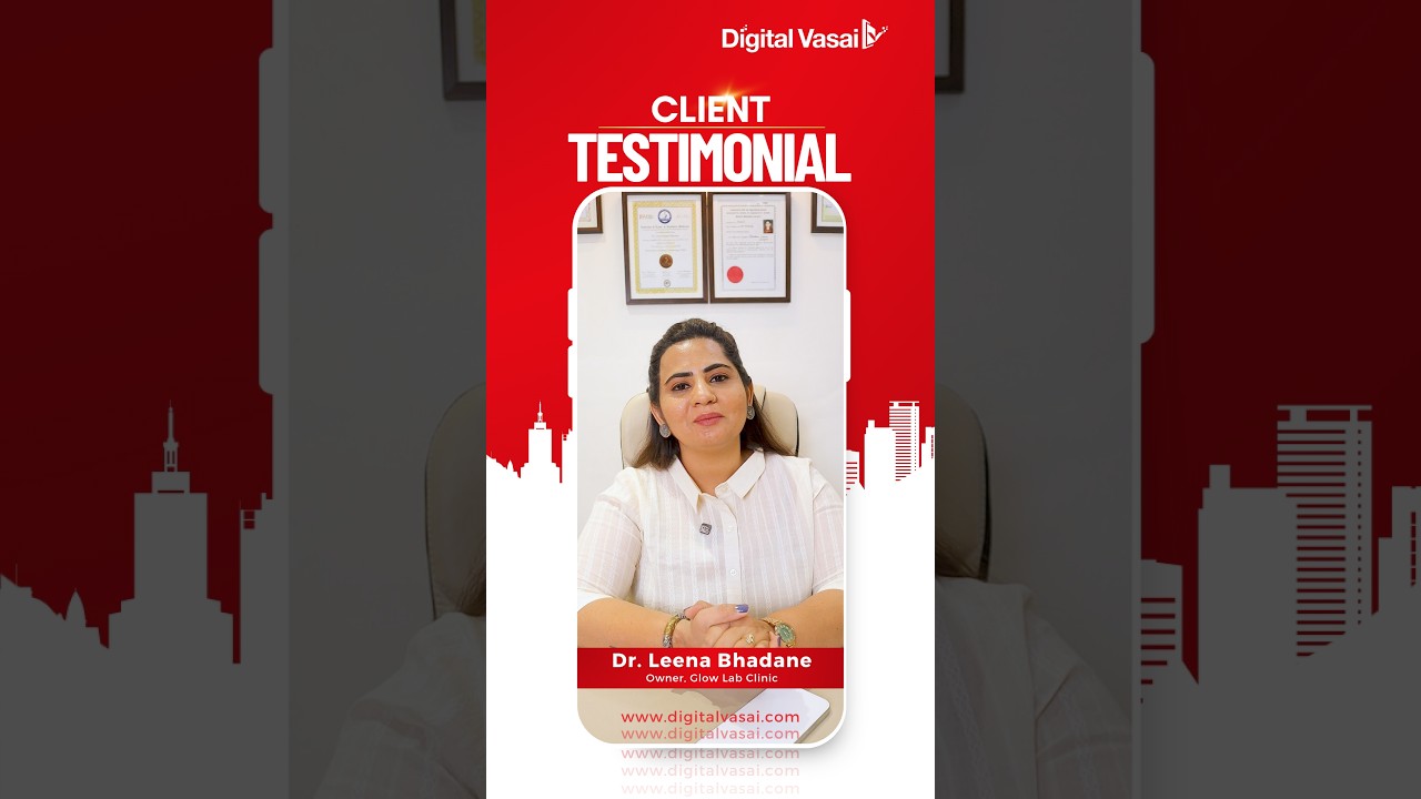Dr. Leena Bhadane of Glow Lab Clinic speaking about working with Digital Vasai