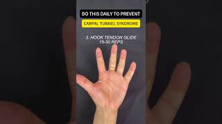 Finger exercises can help prevent carpal tunnel