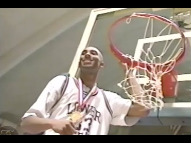 Young Kobe Bryant Leads Lower Merion High School To State Championship Last  Game Full Highlights 