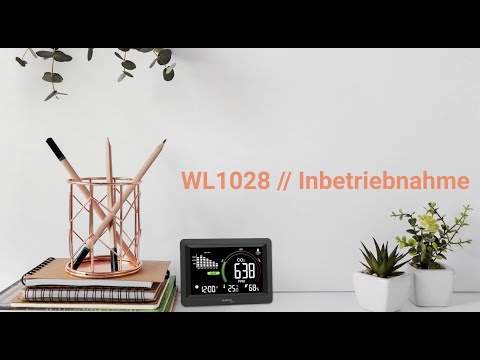 Метеостанция Technoline WL1028 Black (WL1028) с инфракрасным анализатором концентрации CO2 SWISS SENSOR, видео 1