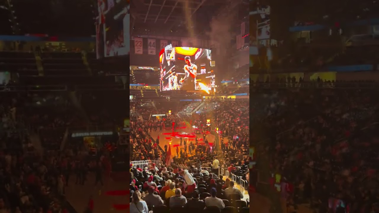 02-22-26 Atlanta Hawks Starting Lineup Introductions - YouTube