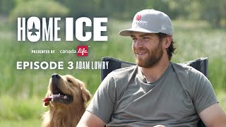 Adam Lowry and Banks at the dog park! | HOME ICE, presented by Canada Life