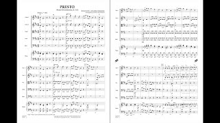 Presto by Wolfgang Amadeus Mozart/arr. Jamin Hoffman