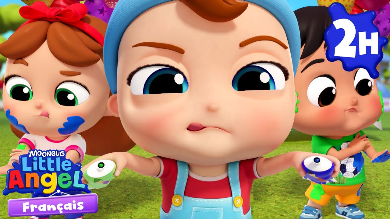 Oupsi Poupsi ! Plouf !🎨 | Little Angel | Aventures en Famille