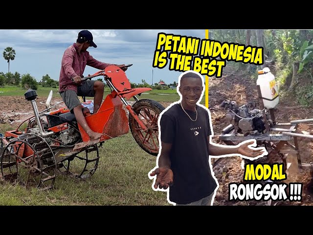 MODAL AMIT AMIT HASIL SELANGIT! 20 INOVASI Kreatif Alat Mesin PERTANIAN Dari Modifikasi Sepeda Motor class=