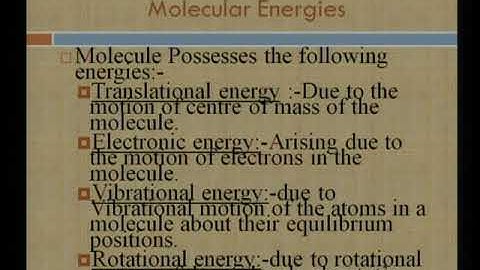Fundamentals Of Molecular Spectroscopy 1