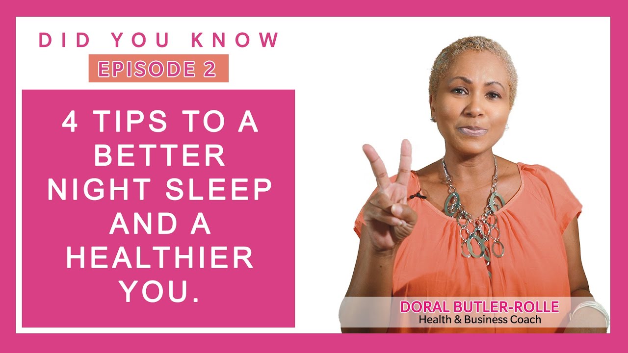 Episode #2 - 4 Tips To Get A Better Night Sleep - YouTube