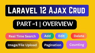 Laravel 12 Ajax Crud Tutorial | Overview | Part - 1