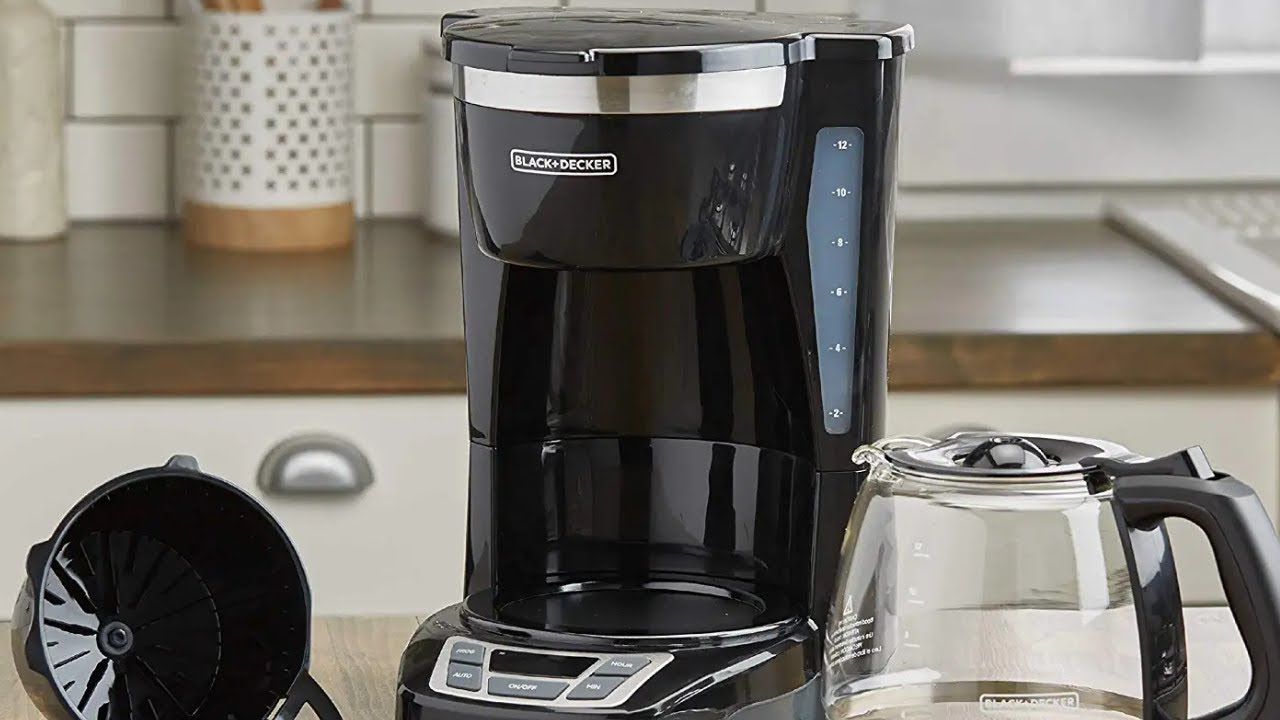 Black+Decker CM1160B 12Cup Programmable Coffee Maker, Black/Stainless