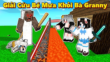 Mèo Simmy Thử Thách Xây "NHÀ SIÊU AN TOÀN" Giải Cứu Bé Mưa Khỏi Bà Granny Trong Minecraft