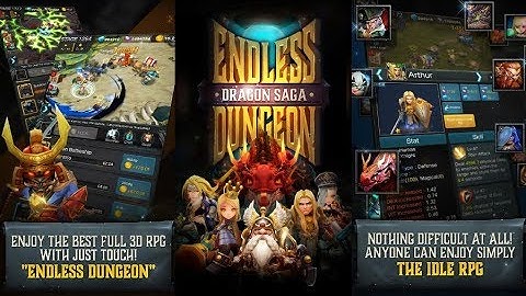 Endless Dungeon: Dragon Saga - Gameplay Android/IOS
