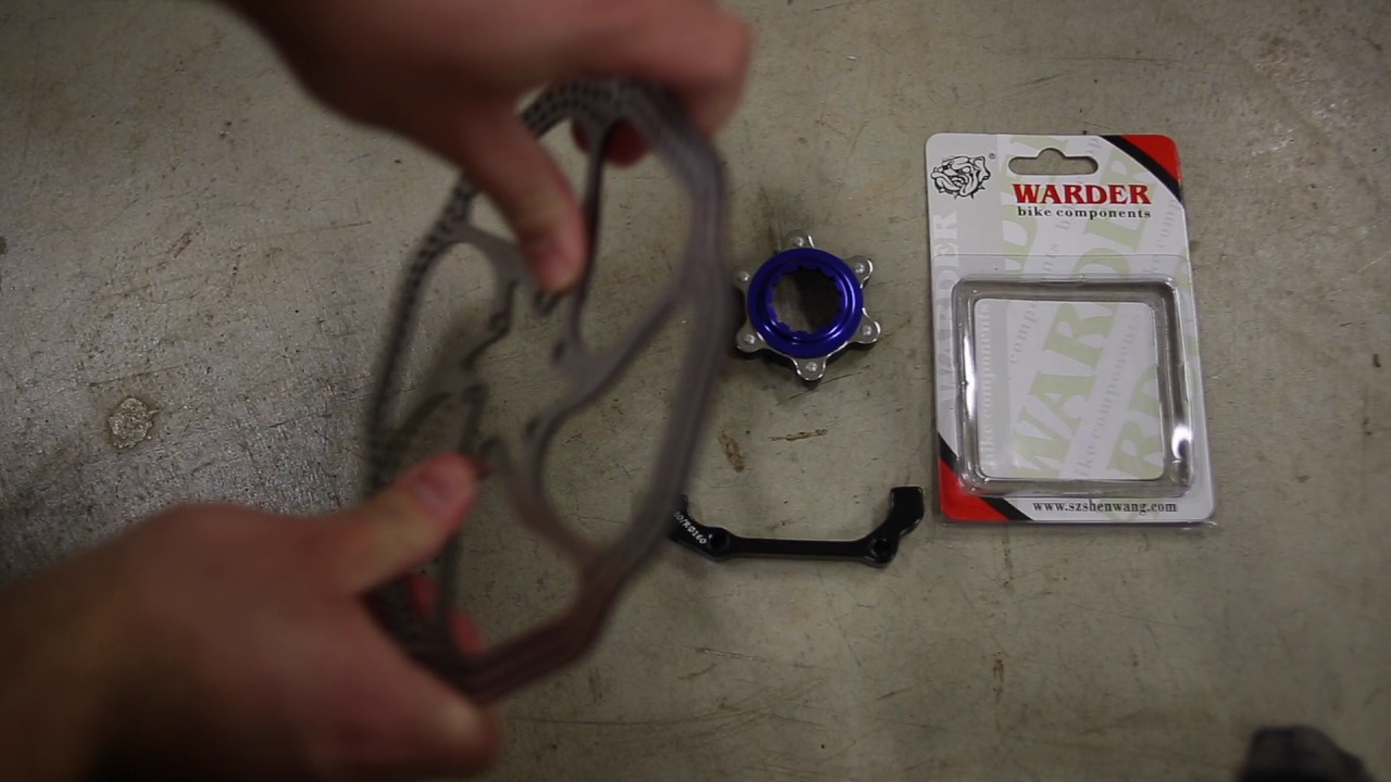 Bike parts from Aliexpress! (Rotor, caliper adapter, and Center lock to