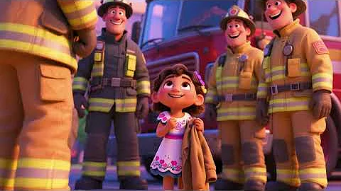 Wheels on the Hero Fire Truck Song | Nursery Rhymes & Kids Songs