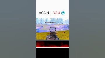 AGAINST  1v4 fail 👎😅#shorts #bgmi