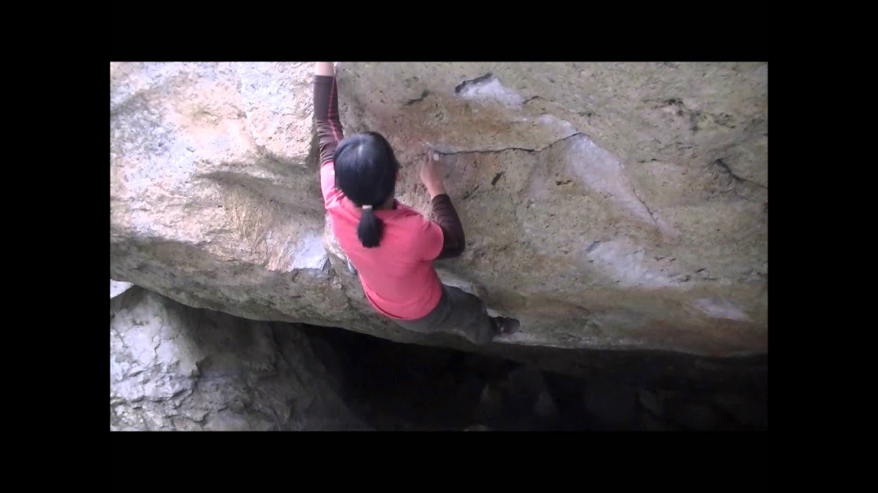 Catharsis V14　8B+ (practice and redpoint) in shiobara ,Japan カタルシス 五段 塩原