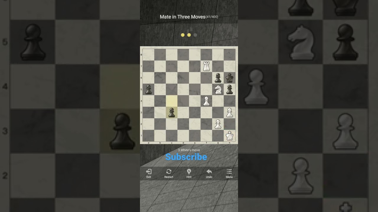 Mate in 3 moves puzzles 41 to 50