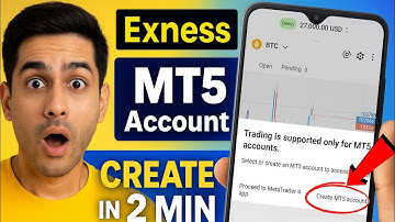 How To Create MT5 Demo Account On Exness | Exness Me MT5 Account Kaise Banaye
