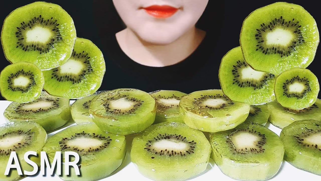 ASMR 키위 탕후루 먹방 KIWI CANDIED FRUITS *TANGHULU* (EATING SOUNDS) MUKBANG 咀嚼音 フルーツ飴 糖葫芦 Kẹo trái cây