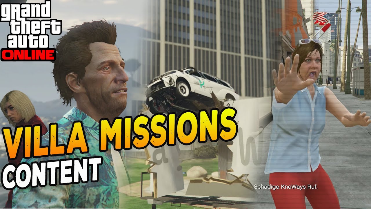 Das sind die Villa Missionen des neuen Updates... | Gta 5 Online