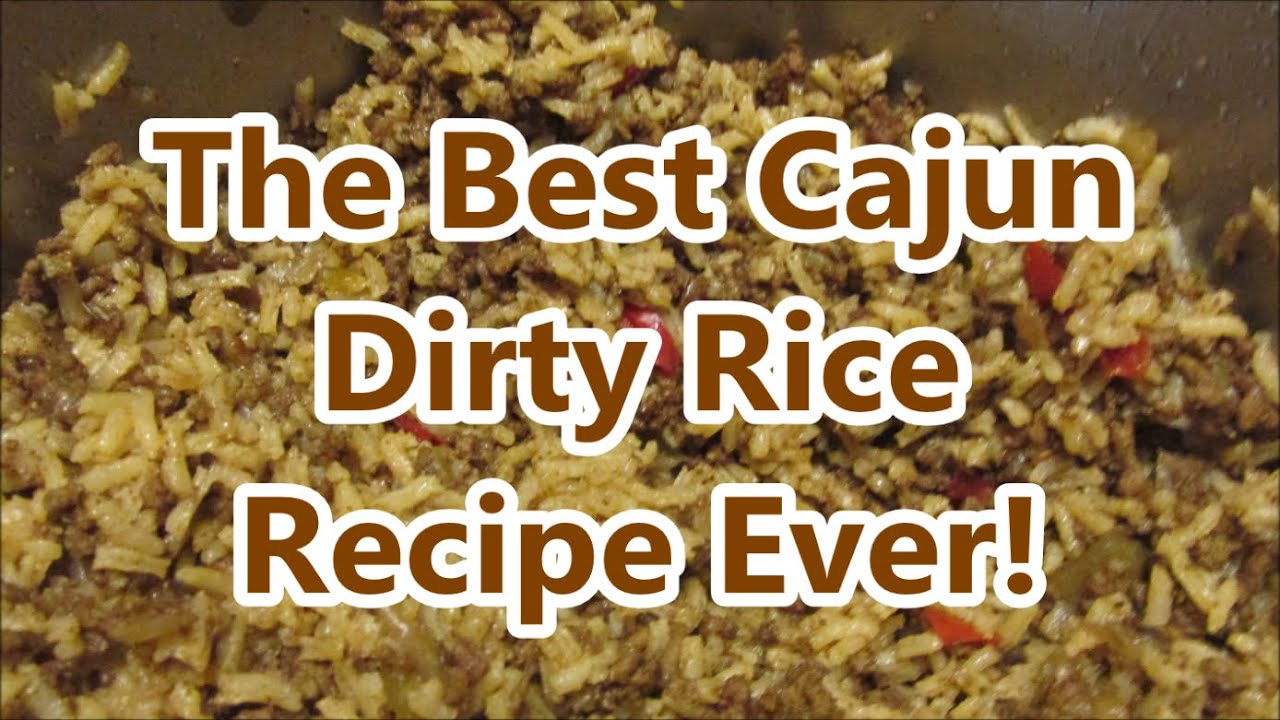 Dirty Rice (Cajun Rice Recipe) + Video