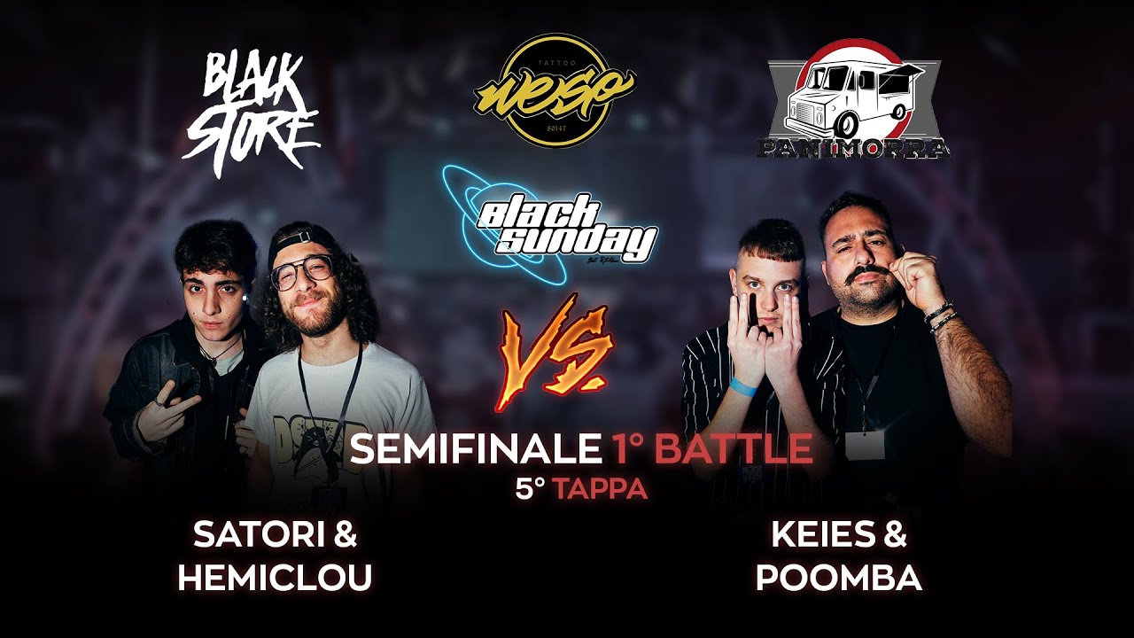 SATORI & HEMICLOU vs KEIES & POOMBA (SEMIFINALE) - BLACK SUNDAY FRATM 2vs2