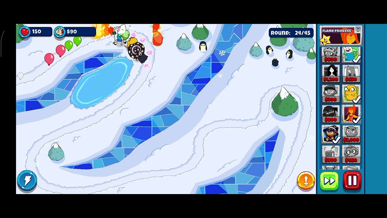Bloons adventure time td #49 mountain path hard