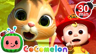 Firefighter JJ Saves the Cat! ‍| Animals & Careers | CoComelon Kids Songs & Nursery Rhymes