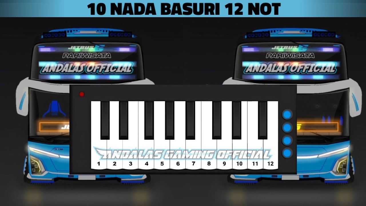 Telolet Basuri Sambung Menyambung 10 Nada 12 Not Versi Pianika || Basuri Pianika